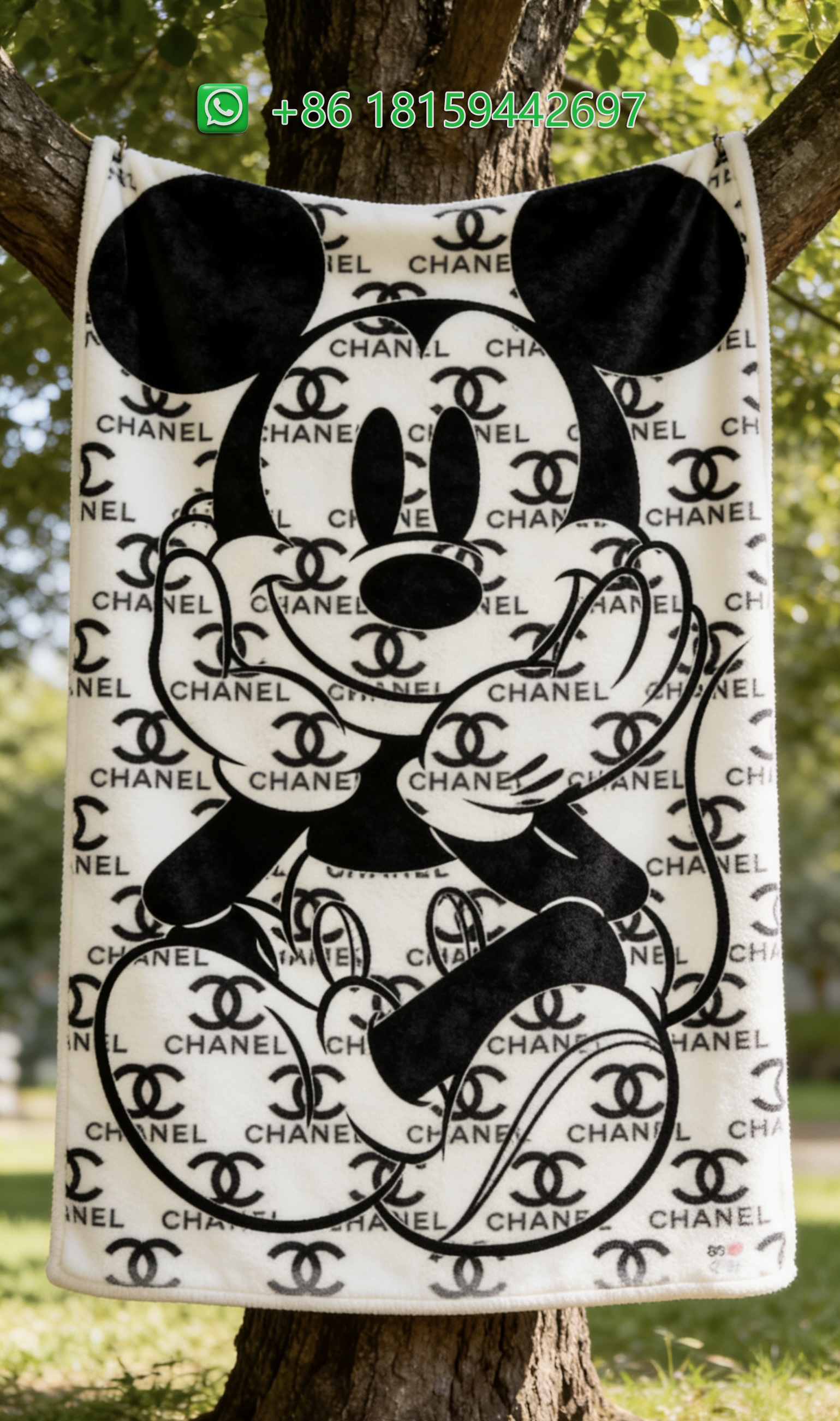 Chanel Throw Blankets